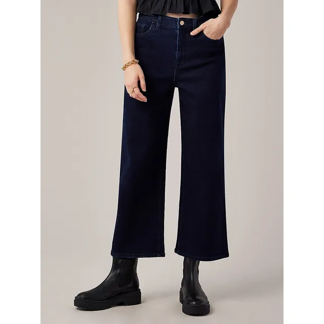 Hudson North High-Rise Wide-Leg Jeans