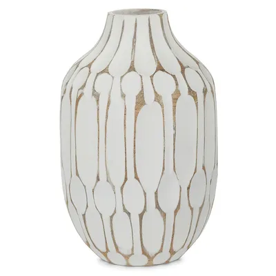 Blanche Wood Vase