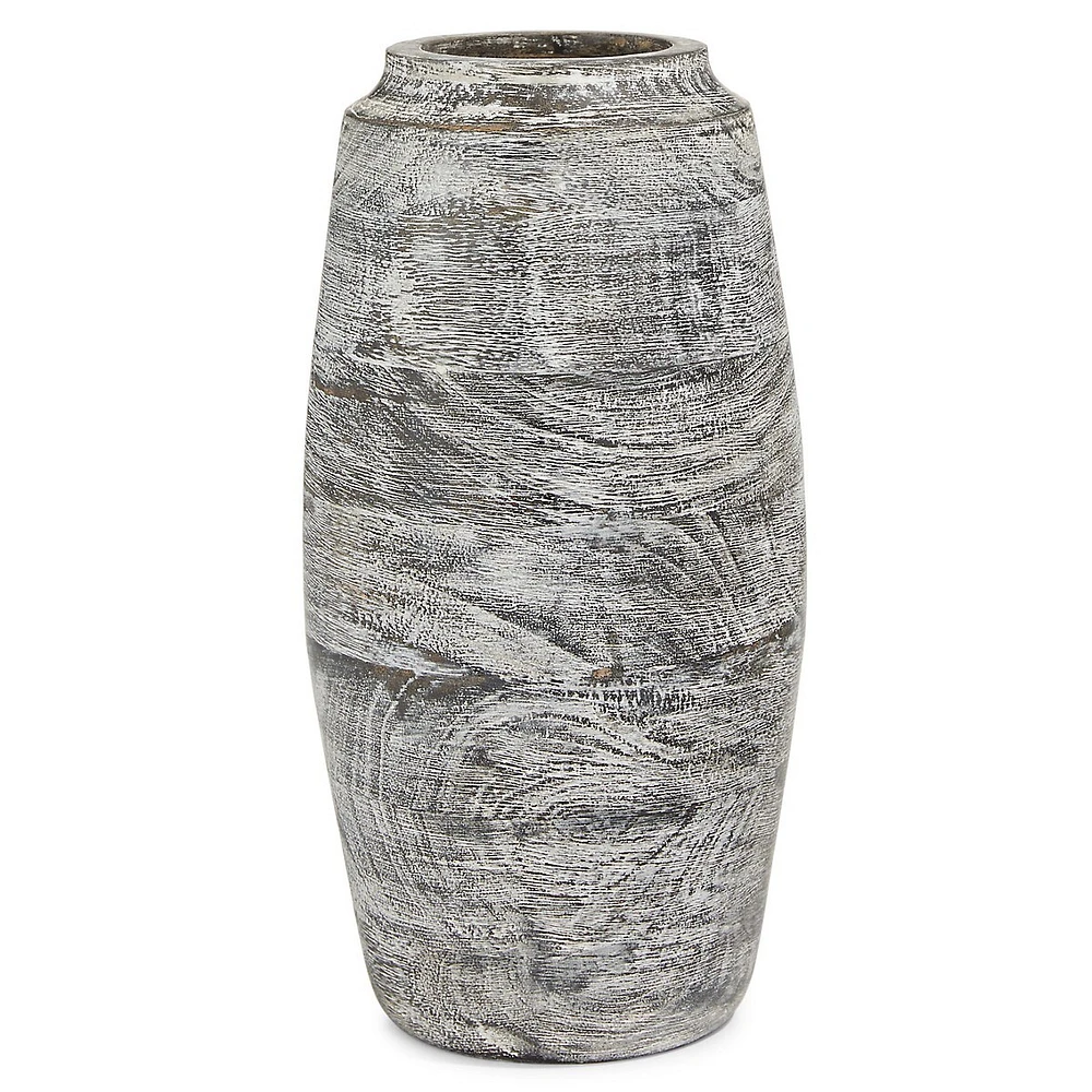 Flint Wood Vase