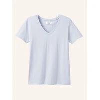Organic Cotton Short-Sleeve V-Neck T-Shirt