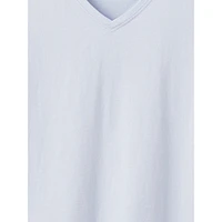 Organic Cotton Short-Sleeve V-Neck T-Shirt