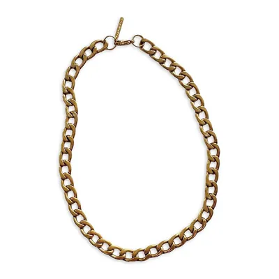 Crivallo Goldplated Stainless Steel Chain - 16-Inch x 7.5mm