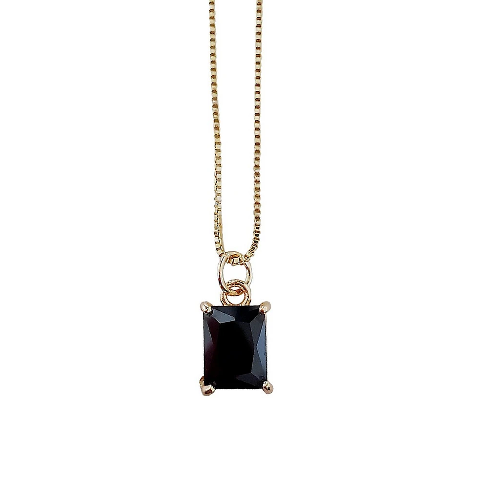 Jardin 14K Gold-Filled & Cubic Zirconia Pendant Necklace