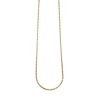 Liv Goldplated Stainless Steel Chain Necklace - 20-Inch x 1MM