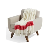 Snow White Fuzzy All-Season Throw