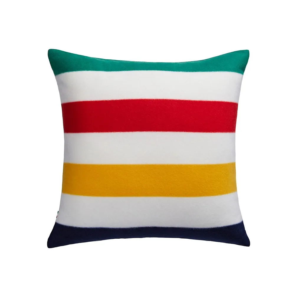 Multistripe Polar Fleece Cushion