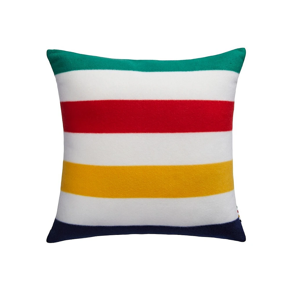 Multistripe Polar Fleece Cushion