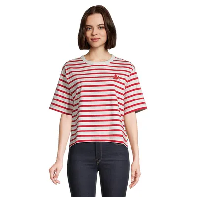 Women's Striped Boxy T-Shirt