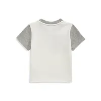 Baby's Organic Cotton Colourblock Graphic T-Shirt