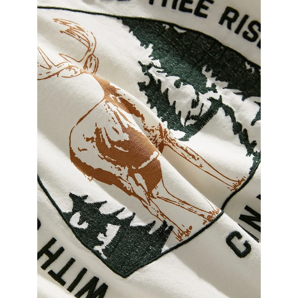 HBC Stripes Unisex Organic Cotton Canada Graphic T-Shirt