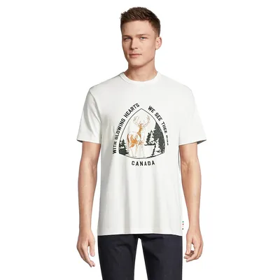 Unisex Organic Cotton Canada Graphic T-Shirt