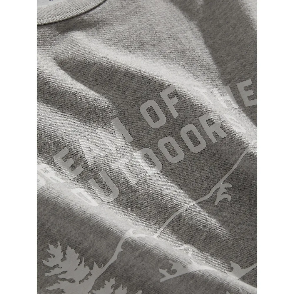 T-shirt unisexe en coton biologique à imprimé bilingue