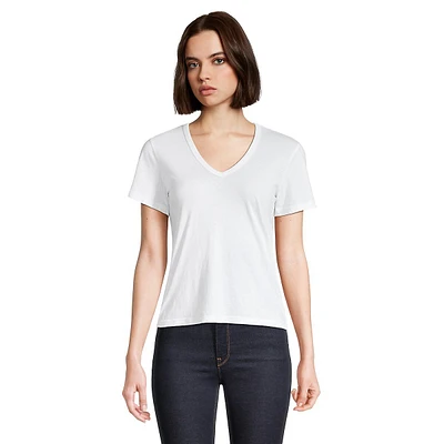 Standard Supima Cotton Jersey V-Neck T-Shirt