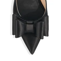 Valli Bow-Detail Point-Toe Flats