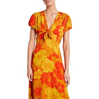 Mailee Floral Midi Dress