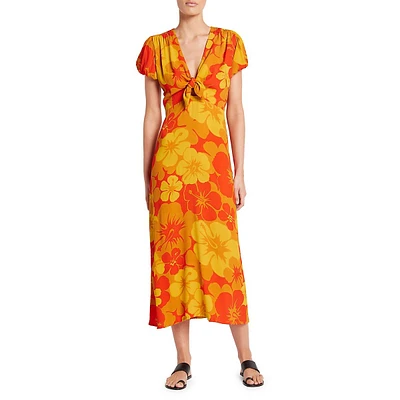 Mailee Floral Midi Dress
