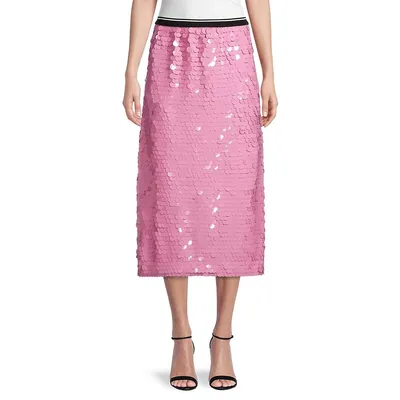 Sequin Pencil Skirt