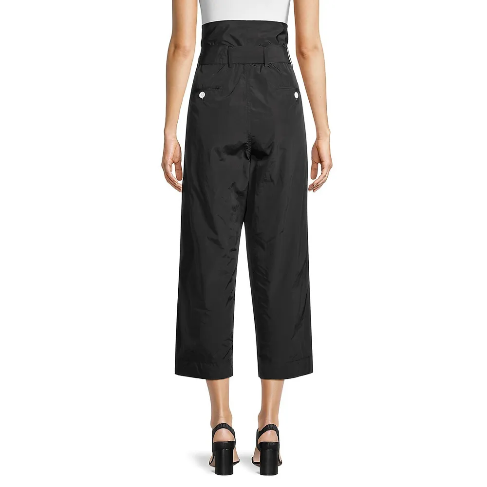 Paperbag Cropped Trouser