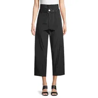 Paperbag Cropped Trouser