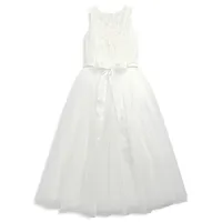Girl's Lace Tulle Communion Dress