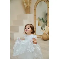 Baby Gir'ls Baptism 3D Lace Special Occasion Dress