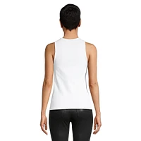 Organic Cotton-Blend Logo Tank Top