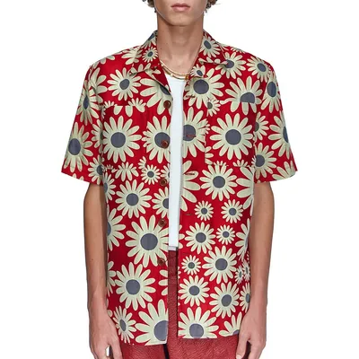 Jacquard Floral Shirt
