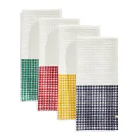4-Pack Classic Multistripe Waffle Tea Towels