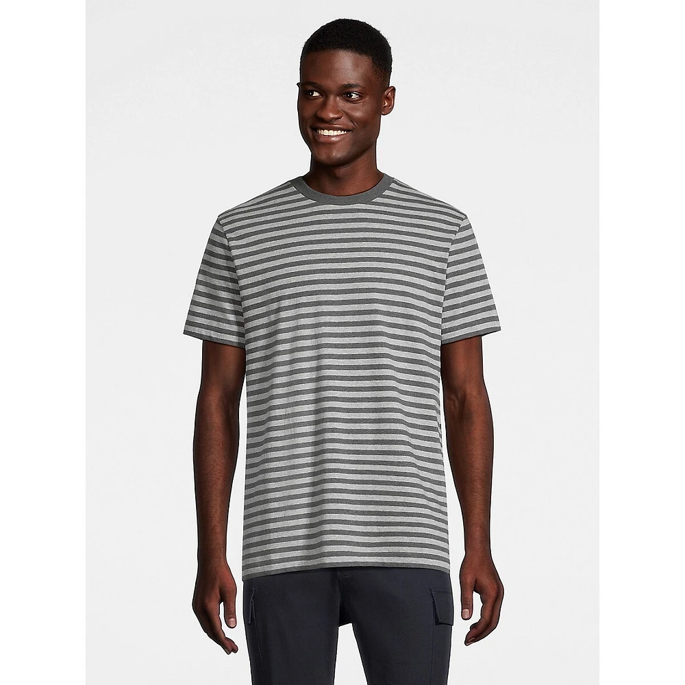 Ringer Stripe Organic Cotton T-Shirt