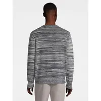 Space-Dye Crewneck Sweater