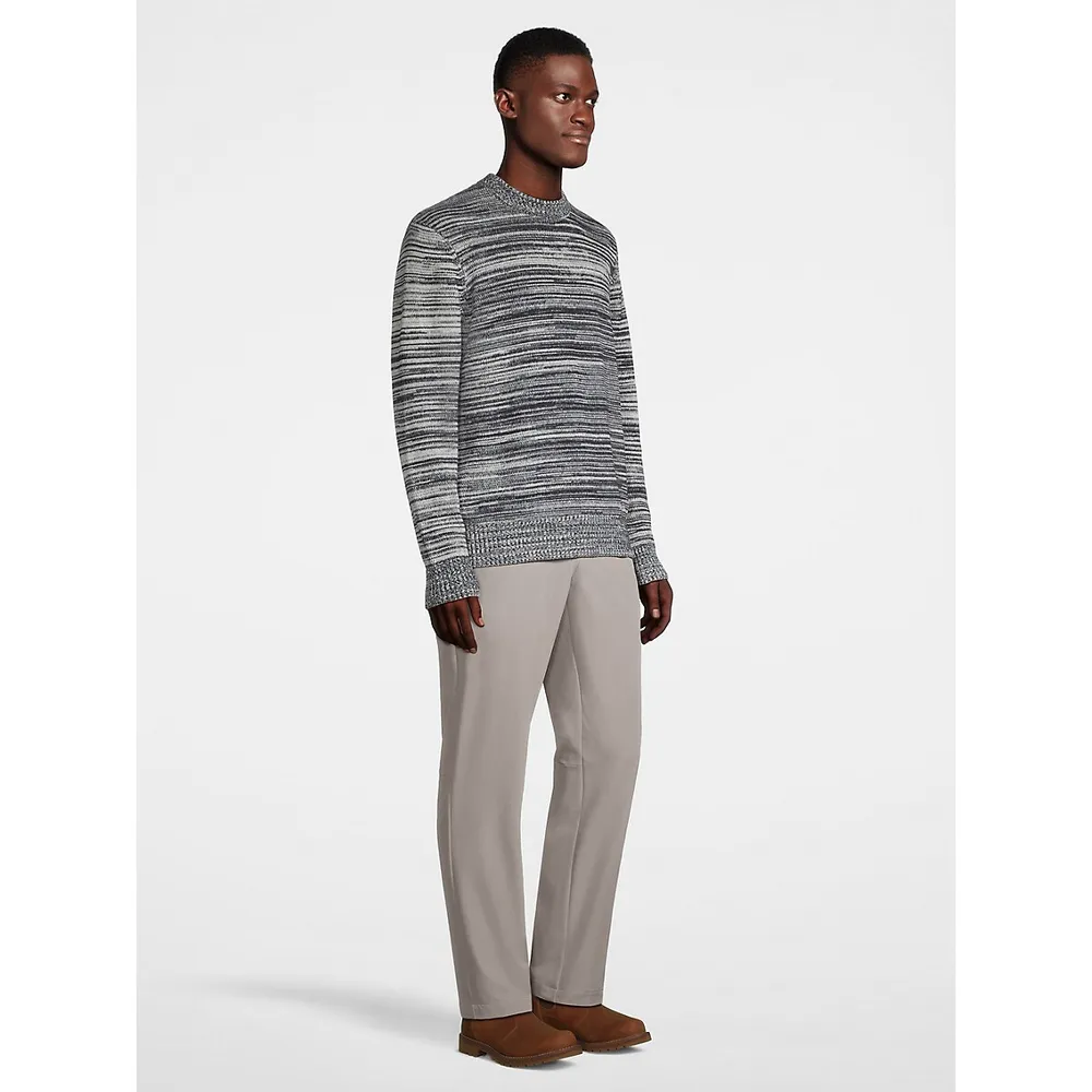 Space-Dye Crewneck Sweater