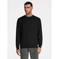 Merino Wool Crewneck Tip Sweater