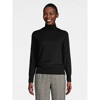Classic Merino Wool Turtleneck Sweater
