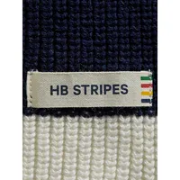 Baby's Multistripe Knit Throw