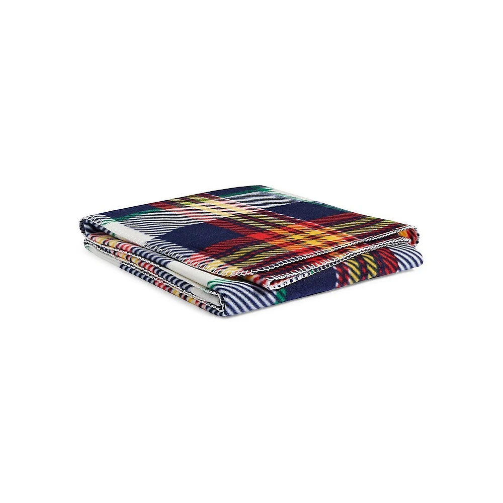 Varsity Tartan Polar Fleece Throw