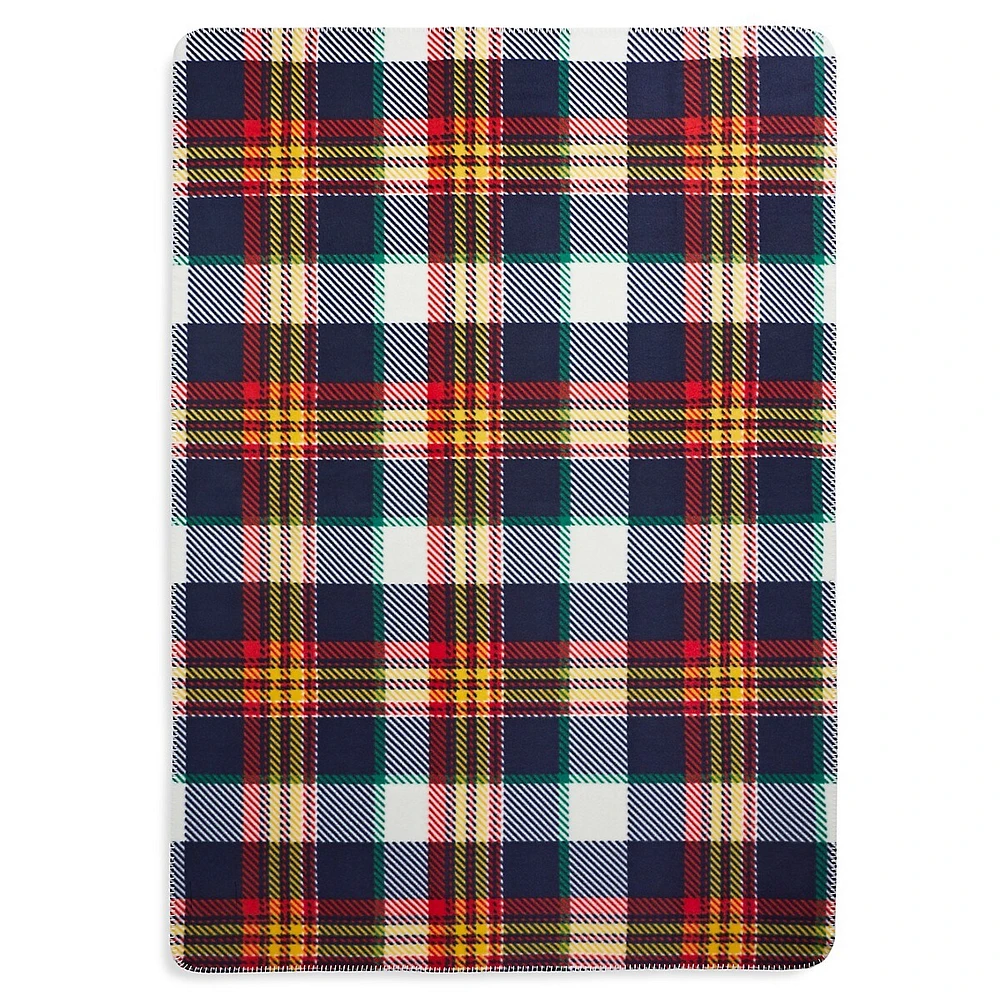 Varsity Tartan Polar Fleece Throw