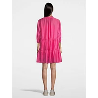 Drapey Tier Mini Dress