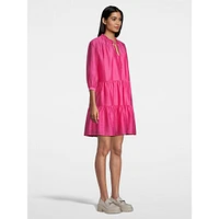 Drapey Tier Mini Dress