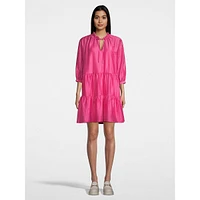 Drapey Tier Mini Dress