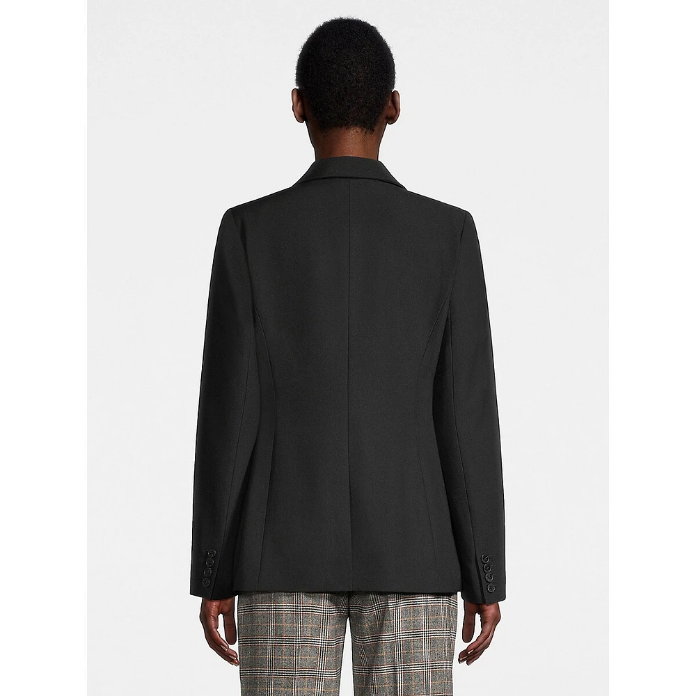 Double-Breasted Hourglass Blazer