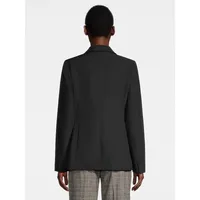 Double-Breasted Hourglass Blazer