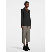 Double-Breasted Hourglass Blazer