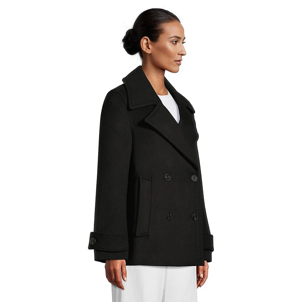 Wool-Blend Peacoat