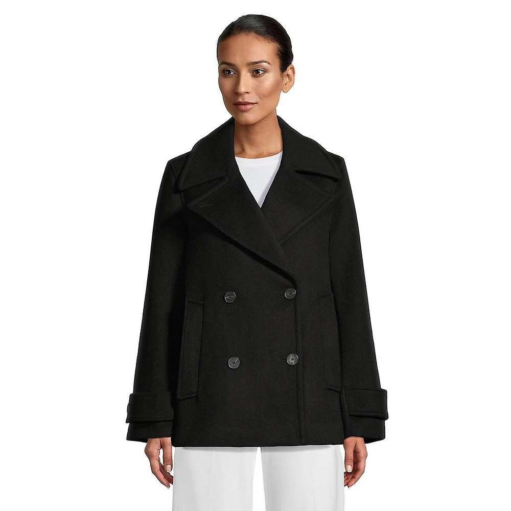 Wool-Blend Peacoat