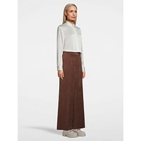 Wide-Leg Corduroy Pants