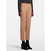 Easy Pull-On Straight-Leg Pants