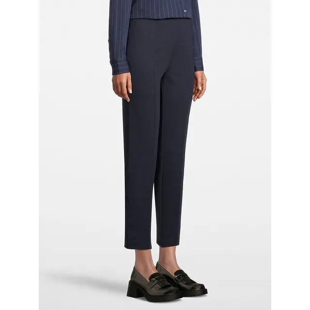 Relaxed Straight Pull-On Pants