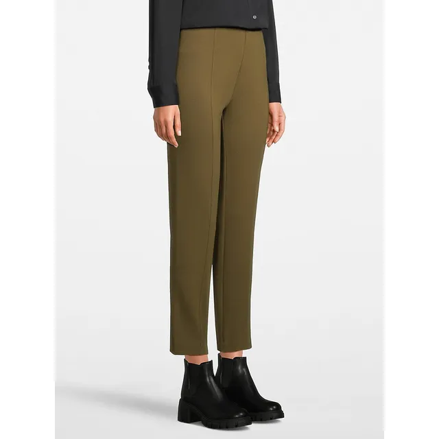 Relaxed Straight Pull-On Pants