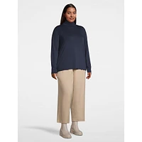 Plus Slim-Fit Stretch Turtleneck