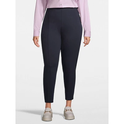 Plus Easy Pull-On Straight-Leg Pants
